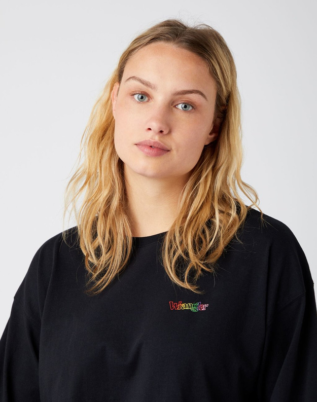 WRANGLER LS RAINBOW TEE DAMSKA BLUZA KLASYCZNA BLACK W7ZED3100 112141651