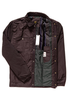 KURTKA LEE NYLON LOCO JACKET AUBERGINE L86XMAKA