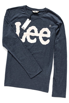 LEE LOGO TEE LS BRIGHT NAVY L63TUOCF