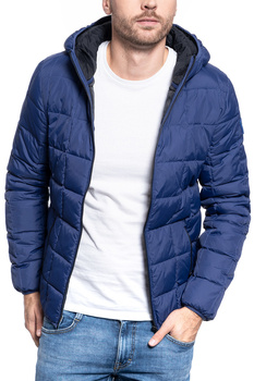 KURTKA ZIMOWA WRANGLER THE PUFFER PATRIOT BLUE W4C6WRX5H 112129101