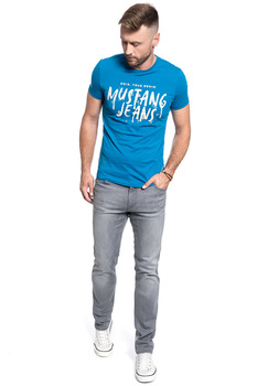 SPODNIE MĘSKIE MUSTANG TRAMPER TAPERED DENIM GREY 1009756 4500 883