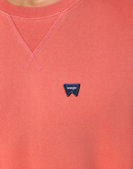 MESKA BLUZA WRANGLER SIGN OFF CREW BURNT SIENNA 112350536