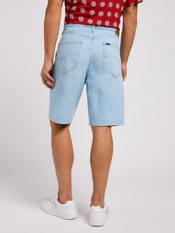 MESKIE SPODNIE LEE ASHER SHORT LIGHT STONE WASH 112349239