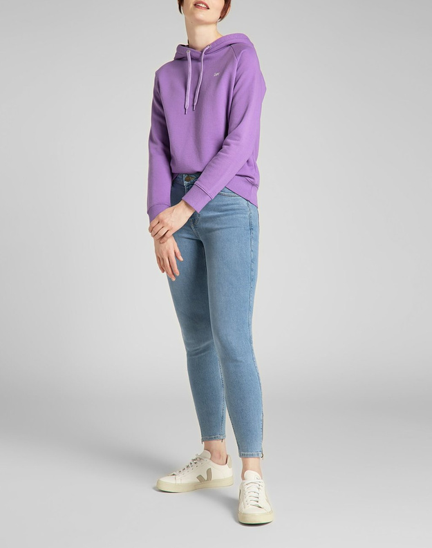 LEE SCARLETT HIGH DAMSKIE SPODNIE JEANSOWE ZIP GREY LIV L31BQDBR 112139833