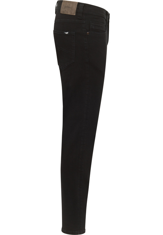 Męskie Spodnie Jeansowe Mustang Style Oregon Slim Denim Black 1014594 4000 900