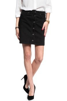 SPÓDNICA JEANSOWA LEE A LINE SKIRT MOTO BLACK L38NIZLG 112108283