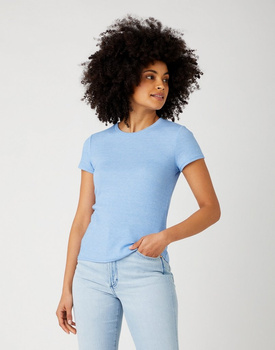 DAMSKI T-SHIRT WRANGLER SLIM STRIPE MARINA BLUE W7S3D2B37 112141637