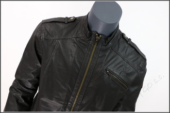 WRANGLER LEATHER JACKET DARK BROWN W4449ZI82      $    