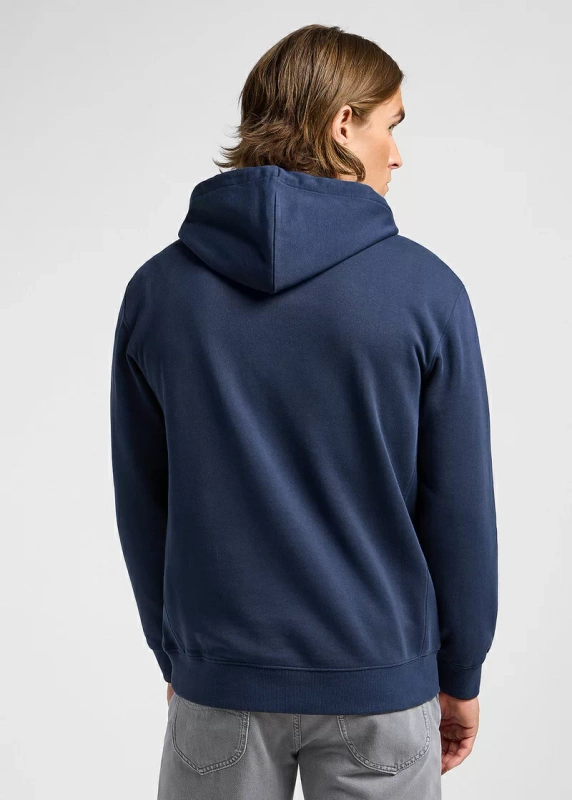 MESKA BLUZA LEE PLAIN HOODIE MOOD INDIGO 112363881