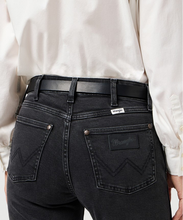 DAMSKI PASEK WRANGLER WESTERN SUN BELT BLACK 112365347