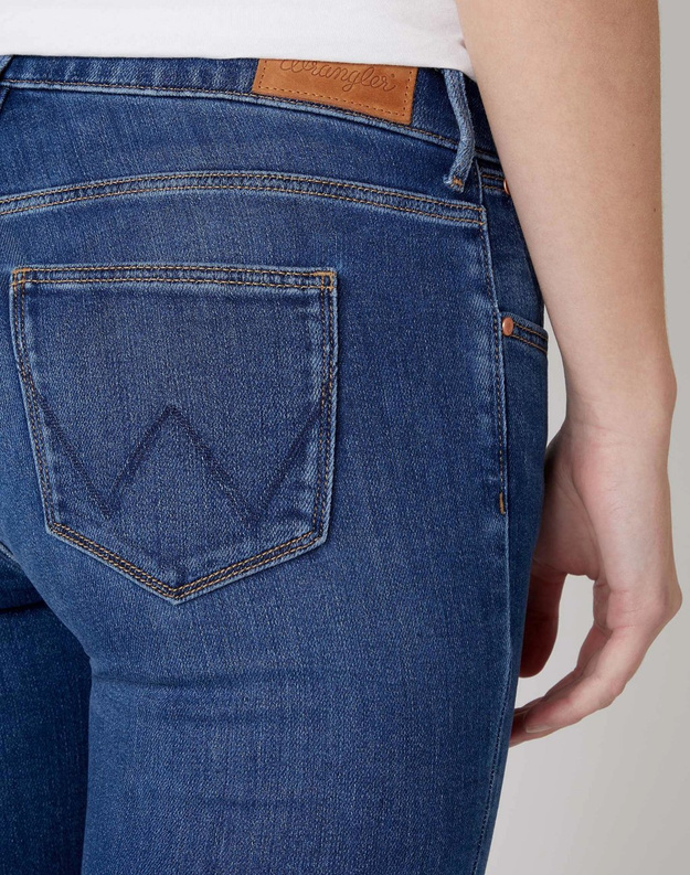 SPODNIE DAMSKIE WRANGLER SKINNY SOFT SKY W28KJB21K 112128278