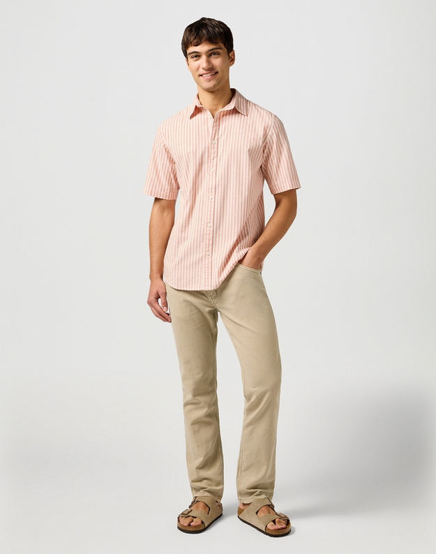 MESKIE SPODNIE WRANGLER GREENSBORO TIMBERWOLF 112362556