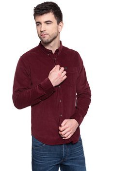 KOSZULA LEE BUTTON DOWN BURGUNDY L880MRMF