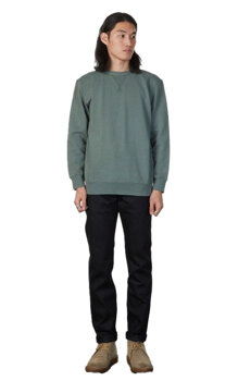 LEE 101 CREWNECK EMBRO S MĘSKA BLUZA BEZ KAPTURA LAUREL GREEN L95EBTRC