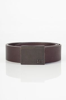 LEE BUCKLE BELT MĘSKI PASEK KLASYCZNY SKÓRZANY DARK BROWN LA015024