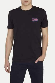 LEE CHEST LOGO TEE MĘSKI T-SHIRT BLACK L64RFE01
