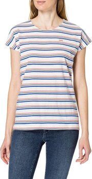 LEE DAMSKA KOSZULKA Z KRÓTKIM RĘKAWEM CAP SLEEVE TEE SUMMER BLUE L41FJXNJ