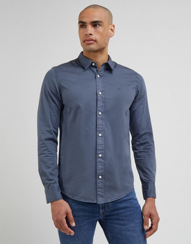 LEE PATCH SHIRT MĘSKA KOSZULA TAINT GREY LL37BMA66