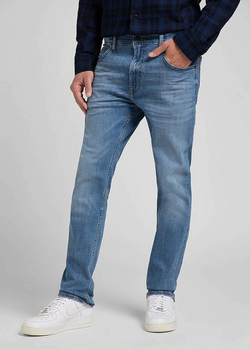 LEE RIDER MĘSKIE SPODNIE JEANSOWE JEANSY DŻINSY MID STONE WASH L701NLWL