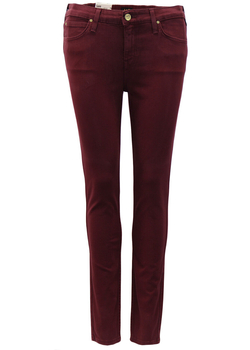 LEE SKINNY DAMSKIE SPODNIE SCARLETT RICH BURGUNDY L526GHIS