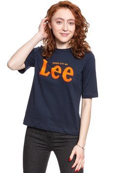 LEE T SHIRT DAMSKI TEE MIDNIGHT NAVY L43RAIMA