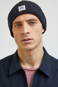 LEE WORKWEAR BEANIE MĘSKA CZAPKA NA ZIMĘ CIEPŁA BLACK 112342461