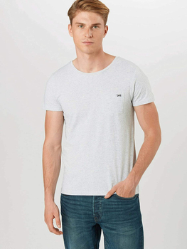 MĘSKI T-SHIRT LEE LEE POCKET TEE SHARP GREY MELE L65YBC03