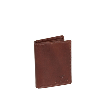 MUSTANG UDINE WALLET UNIWERSALNY SKÓRZANY PORTFEL PREMIUM POJEMNY NA KARTY SKÓRA BROWN 06.102001