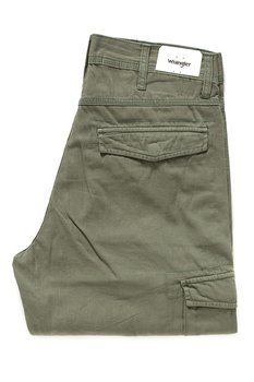 SPODENKI MĘSKIE WRANGLER CARGO SHORTS DUSTY OLIVE W15DPW65M