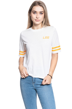 T-SHIRT DAMSKI LEE GRAPHIC TEE BRIGHT WHITE L44SWMLJ