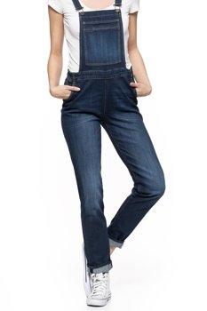 WRANGLER BIB DAMSKIE OGRODNICZKI JEANSOWE JEANS NIGHT FROST W26R8974R