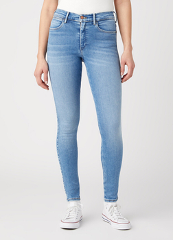 WRANGLER DAMSKIE SPODNIE JENSOWE HIGH SKINNY BLUE LOVE 112342896