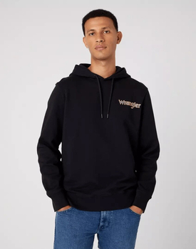 WRANGLER GRAPHIC HOODIE MĘSKA BLUZA LOGO NADRUK W674I4100