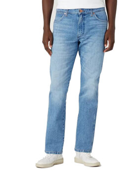 WRANGLER GREENSBORO MĘSKIE SPODNIE JEANSOWE JEANSY BLUE BILL W15QEH40O