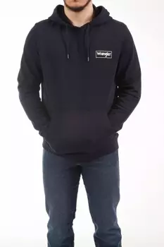 WRANGLER HOODIE REAL NAVY W6M4HAXW4