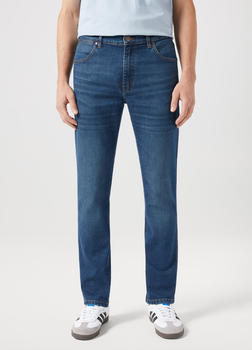 WRANGLER LARSTON MĘSKIE SPODNIE JEANSOWE JEANSY DŻINSY BLUE SPRUCE 112350652