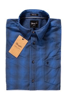 WRANGLER LS 1 PKT SHIRT BLUE W5760NA05