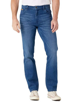 WRANGLER TEXAS MĘSKIE SPODNIE JEANSOWE JEANSY ARIES BLUE W121AG42A