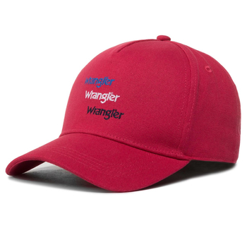 WRANGLER TRIPLE LOGO CAP RED W0U7U5X47