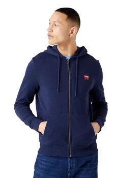 WRANGLER ZIP THRU HOODIE MĘSKA BLUZA KAPTUR LOGO