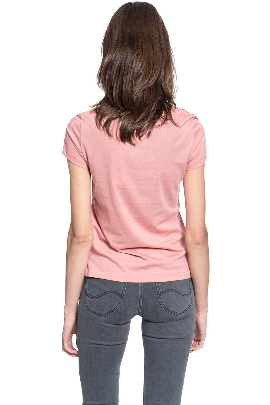 Różowa Damska koszulka Mustang print c 1010733 - - Zamów Alina na 8433