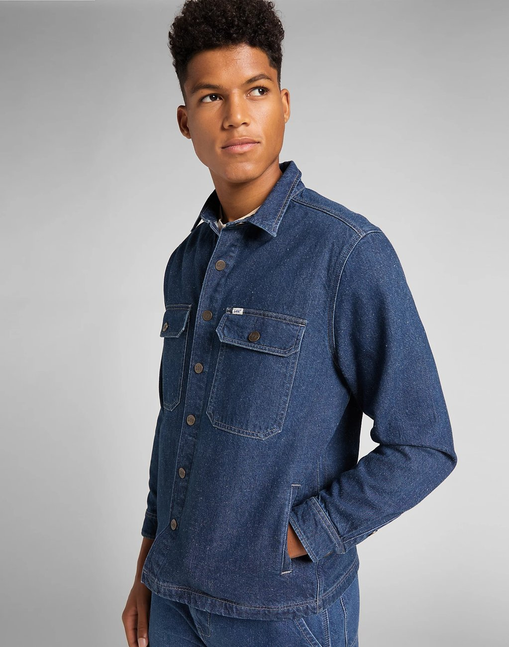 LEE WORKWEAR OVERSHIRT DK STONE BOLTON L68DOMIK L68DOMIK