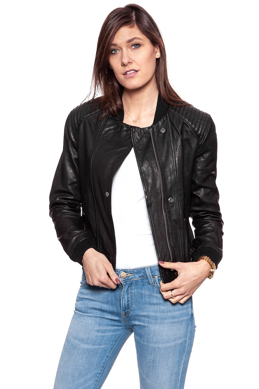 wrangler jacket leather