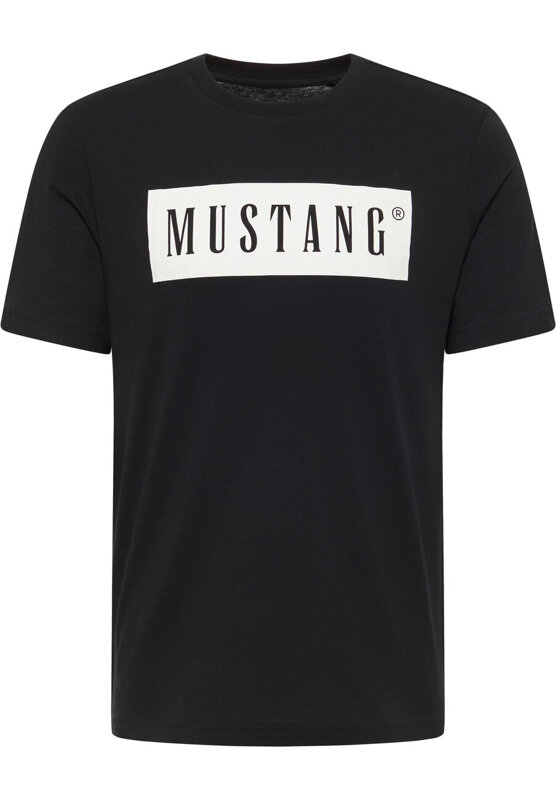 2PAK MUSTANG ALEX C / ALINA C LOGO TEE MĘSKI/DAMSKI T-SHIRT KOSZULKA LOGO BLACK 1013220 4142