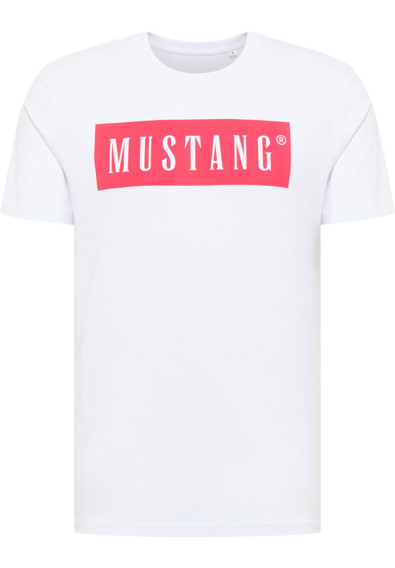 2PAK MUSTANG ALEX C / ALINA C MĘSKI/DAMSKI T-SHIRT KOSZULKA LOGO NADRUK GENERAL WHITE 1013220 2045