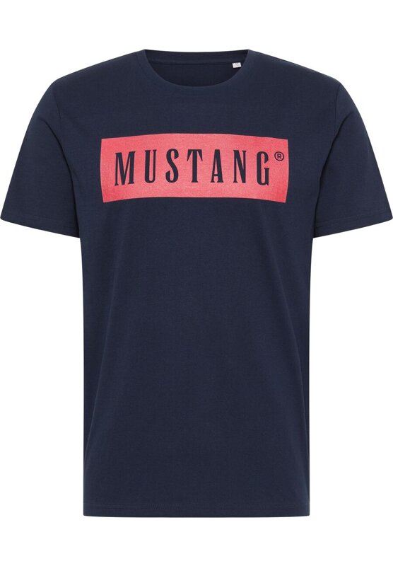 3PAK MUSTANG STYLE ALEX C LOGO TEE MĘSKI T-SHIRT KOSZULKI NADRUK CZARNY SZARY GRANATOWY 1013223