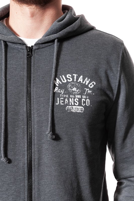 BLUZA MUSTANG MĘSKA Logo Sweatjacket 1007643 4151