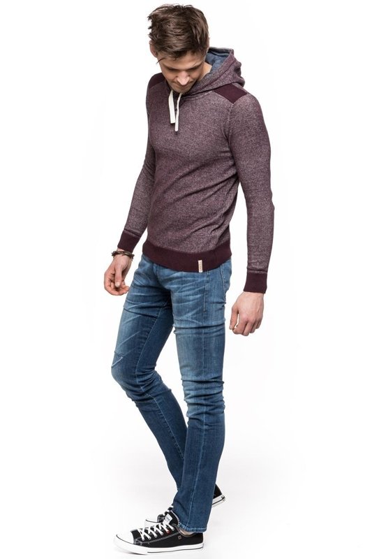 BLUZA TOM TAILOR PLATED HOODY 3019805.00.10 COL. 5474