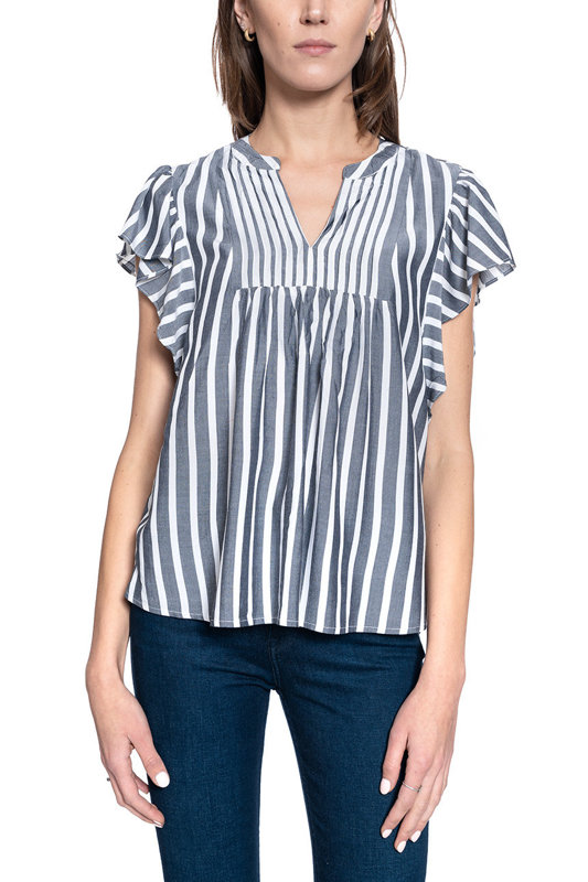 BLUZKA DAMSKA MUSTANG Enza Stripe Blouse 1009468 11696