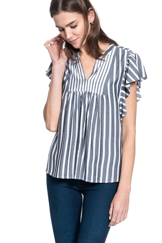 BLUZKA DAMSKA MUSTANG Enza Stripe Blouse 1009468 11696